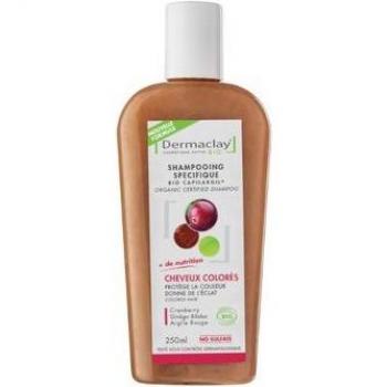 Dermaclay Shampoo für coloriertes Haar mit roter Tonerde 250 ml