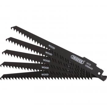 Draper Wood and Plastic Cutting Reciprocating Sabre Saw Blades