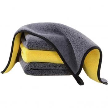 Paquet de serviettes en microfibre pour lavage auto