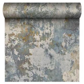 Concrete Effect Wallpaper Grey Green Industrial Vinyl