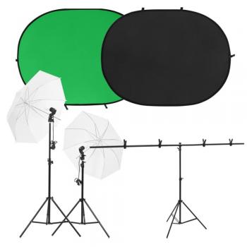 Set di Luci e Fondale per Studio Fotografico
