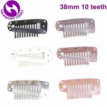 60 Silicone Coated Snap Clips for Hair Extensions