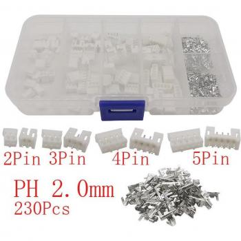 Caja PH2.0 230mm/XH2.54 2.0 mm 5P