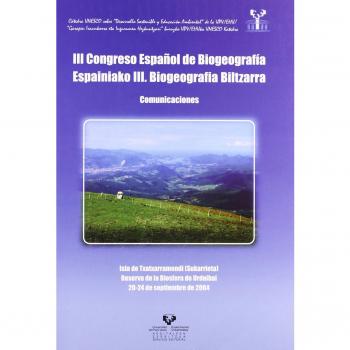 III Congreso Español de Biogeografía. Comunicaciones. Isla de Txatxarramendi