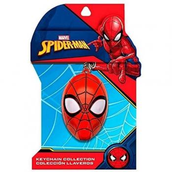 Portachiavi Maschera Spiderman Marvel in Metallo 14x9,5 cm
