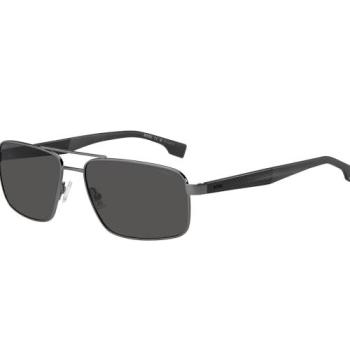BOSS 1580/S V81/M9 Men's Polarized Glasses – Dark Rutenio Metallic Frame