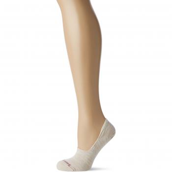 Calcetines No Show para Mujer SmartWool, Marfil (Moonbeam A81)