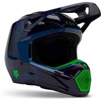 FOX V1 Taunt Helm für Motocross Blau M