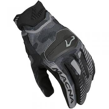 Gants de moto Macna Lithic Camo Noir Gris Taille L