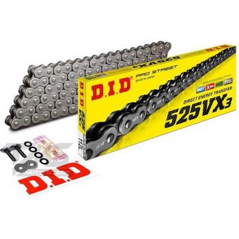 Did 525-112Vx3 Steel Chain for 2001-2002 Honda CBR 600 F
