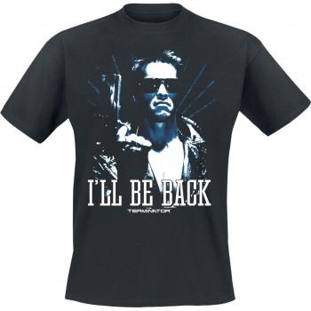 T-Shirt Terminator I'll Be Back Noir M-XXL édition spéciale