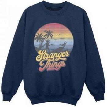 Moletom Negro 12-13 de Netflix Girls con Estilo Stranger Things