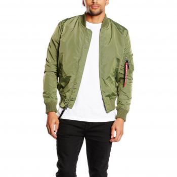 Alpha Industries Sage Green MA-1 TT Bomber Jacket Size XL