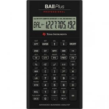 TI BA II Plus Professional Financial Calculator with Japanese Booklet