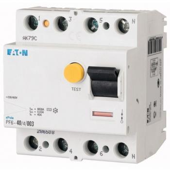 Disyuntor de Seguridad PF6-40/4/03 6 kA