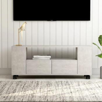 VidaXL Stylish TV Unit 120x35x48 cm Concrete Grey
