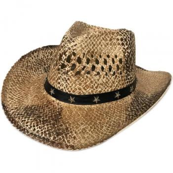 YY Hollow Cowgirl Beach Hat for Men with Wide Brim CM19013