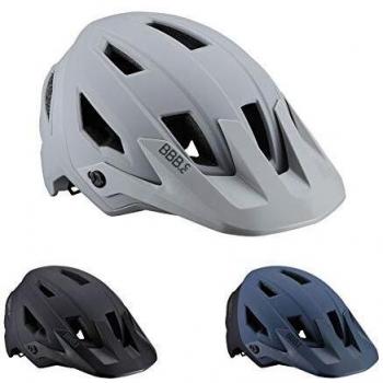BBB Cycling Shore Fahrradhelm für E-MTB Unisex Erwachsene Einstellbares Visier Hochbelüftung Matt Grau L
