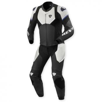 Rev'it Beta 2 Combi Tuta Moto Divisibile Nero-Grigio Light 50