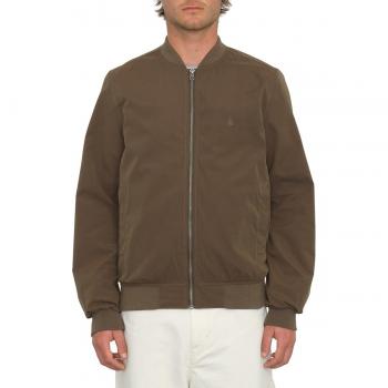 Chaqueta Volcom Burnward Marrón con Bolsillos