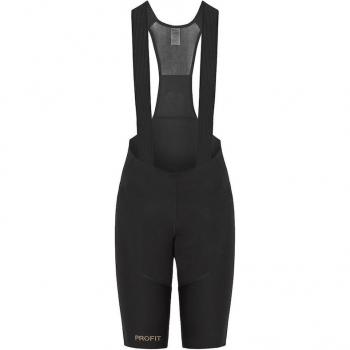 Culotte C/T Profit Spiuk: Negra y Pizarra para Mujeres