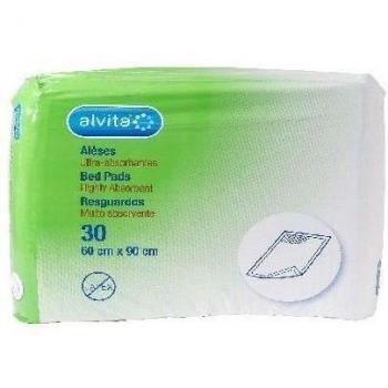 Protector de Cama Alvita 60x90 cm, Paquete de 30 Unidades