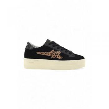 Sneakers Sun68 Noir pour Femmes – Gros Katy Suede