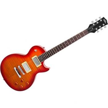 Guitare Shiver GES 110 Cherry Sunburst – micros Alnico et confort exceptionnel