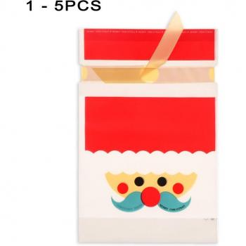 5pcs Christmas Gift Bags for Cookies and Soap