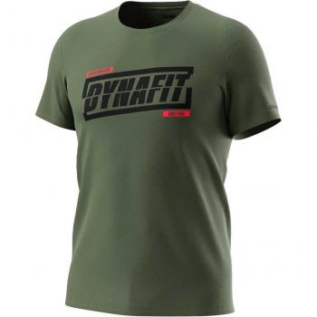 Camiseta Dynafit XXL Verde, Caqui & Preto