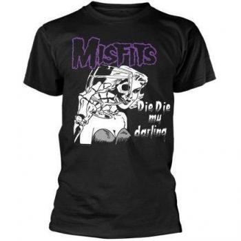 Black XXL Unisex Misfits Die Die My Darling Top