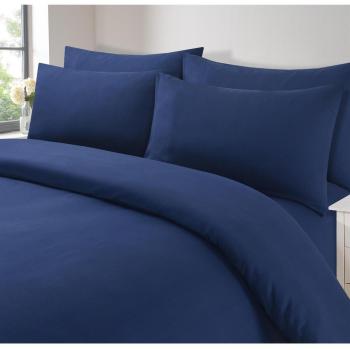 Luxurious Navy Blue Brentfords Housewife Pillowcases 2 Pack