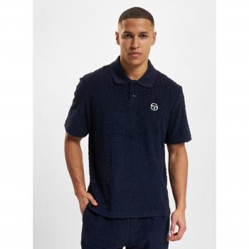 Sergio Tacchini Polo Blu Livata Taglia XL