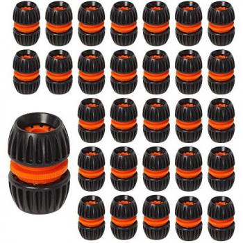 Multipack 30 Pezzi Raccordo Giunto Riparatore per Tubi da Giardino 1/2 Pollice Claber 8561
