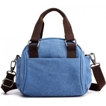 Frauenshoulderbag aus Leinwand – Multi‑Tasche „Hobos“