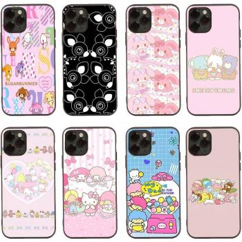 Étui Souple Sanrio Noir pour iPhone et VIVO