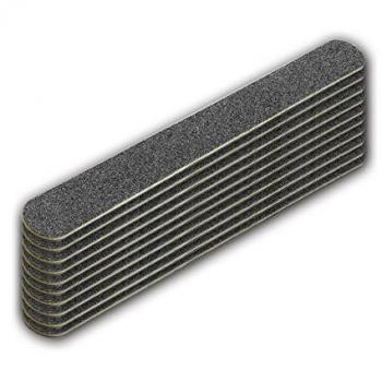 The Edge Nails 240/240 Grit Black Beauty Nail File, 10-Pack