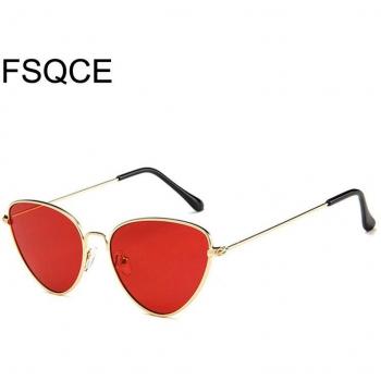 Lunettes de soleil rose œil de chat UV400