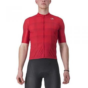 Maglia Castelli Livelli Manica Corta Rossa