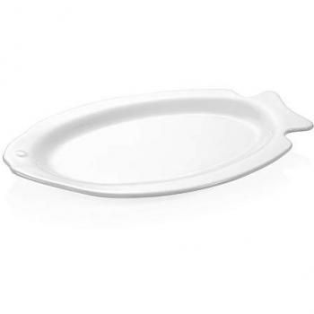 Pack de 6 Assiettes à poisson en Porcelaine L 375 mm l 250 mm Was Germany