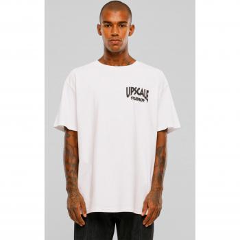 Studio Supreme White Oversized T‑Shirt for Men