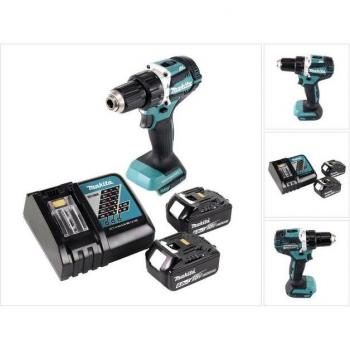 Makita DDF484RGJ 2x 6Ah Akkus und Ladegerät im Set