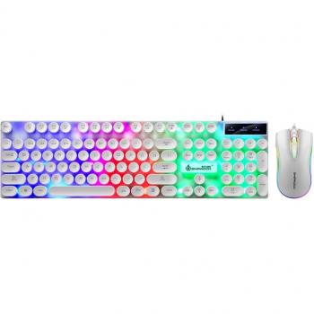 Illuminated Floating Keycap Gaming Keyboard and Mouse