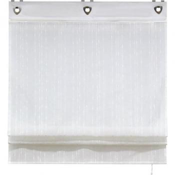 Roman Tulle Drapes Pure White Raindrops 1PC