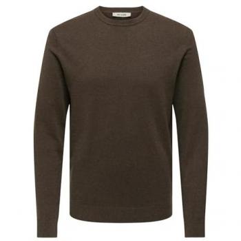 Herren Strickpullover ONSLOUI REG 12 in Kaffee