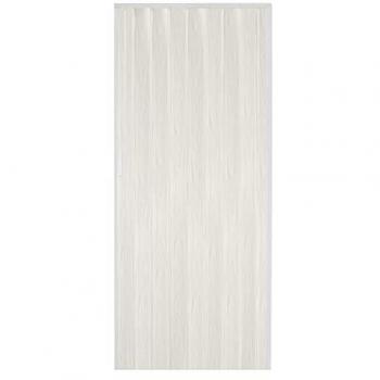 Porta a soffietto interno bianco venato in PVC 82x214 cm