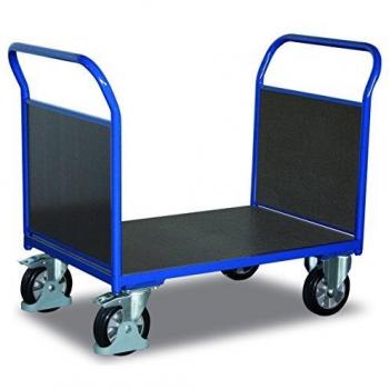 VARIOfit Doppel-Stirnwandwagen mit Siebdruckplatte 995 x 700 mm