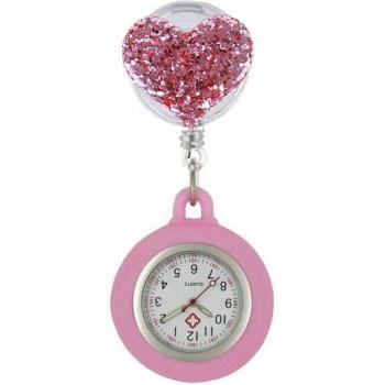 Shining Heart Pocket Watch for Medical Professionals