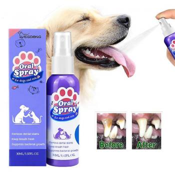 Rinçage Buccal Canin et Félin contre la Plaque Dentaire