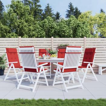 Coussins de chaise ergonomiques rouges